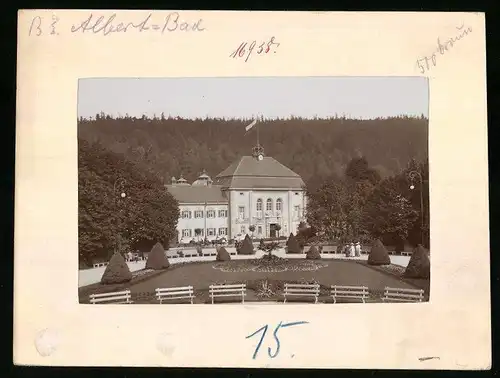 Fotografie Brück & Sohn Meissen, Ansicht Bad Elster, Badehaus Albert-Bad