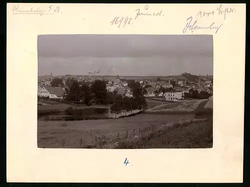 Fotografie Brück & Sohn Meissen, Ansicht Rumburg / Böhmen, Blick vom Ortsrand