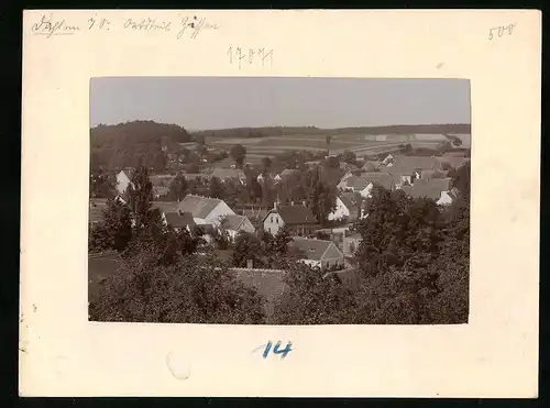 Fotografie Brück & Sohn Meissen, Ansicht Dahlen, Blick über den Ortsteil Zissen