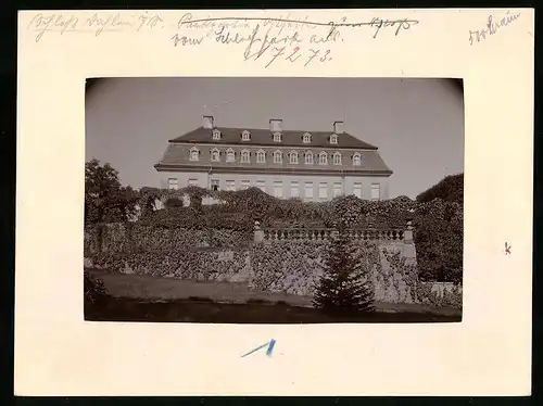 Fotografie Brück & Sohn Meissen, Ansicht Dahlen, Schloss Frontalansicht