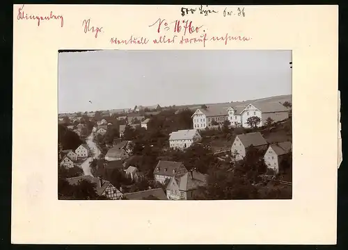 Fotografie Brück & Sohn Meissen, Ansicht Klingenberg, Blick über den Ort