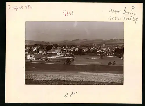 Fotografie Brück & Sohn Meissen, Ansicht Neustadt i. Sa., Totalansicht von Süden