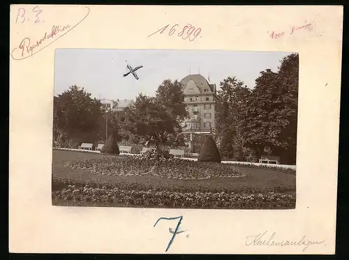 Fotografie Brück & Sohn Meissen, Ansicht Bad Elster, Kurhaus und Parkanlage