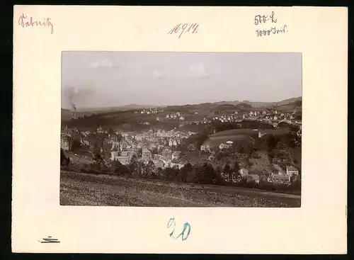 Fotografie Brück & Sohn Meissen, Ansicht Sebnitz, Totalansicht der Ortschaft