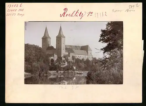 Fotografie Brück & Sohn Meissen, Ansicht Rochlitz, Partie am Schloss
