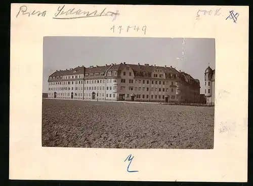 Fotografie Brück & Sohn Meissen, Ansicht Riesa, Gebäude in der Sedanstrasse