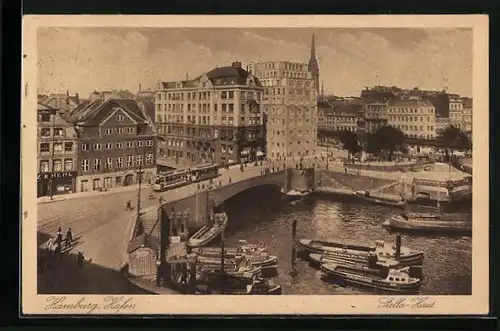 AK Hamburg, Hafen mit Stella-Haus