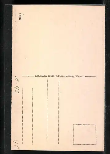 Künstler-AK Joh. Georg Zieseniss, Grossh. Wohnräume Friedrich der Grosse