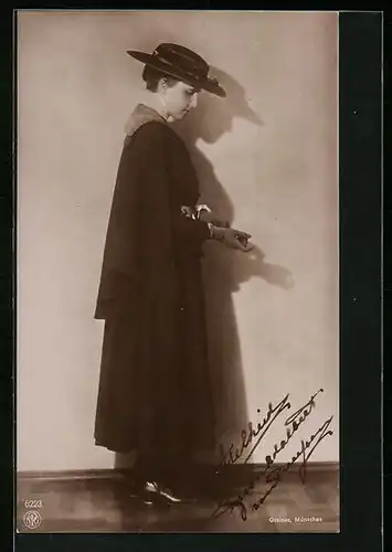 AK Prinzessin Adalbert von Preussen im Profil