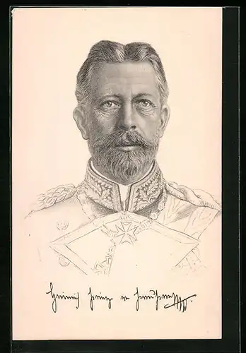 AK Prinz Heinrich von Preussen in Uniform
