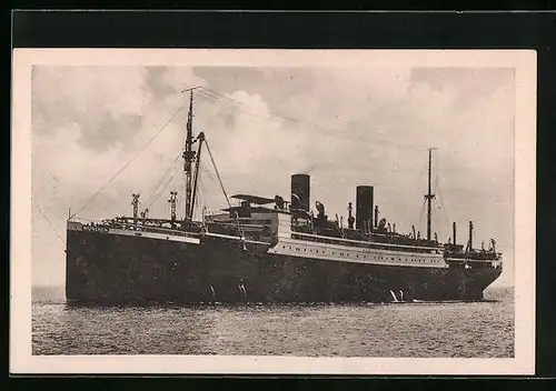 AK Passagierschiff München des Norddeutschen Lloyds auf Backbord