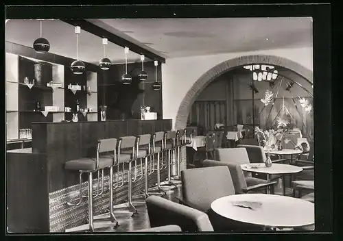 AK Seega /Artern, Konsum-Gaststätte Weidmannsheil mit Bar