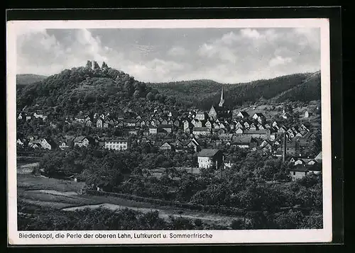 AK Biedenkopf, Ortsansicht mit Kirche