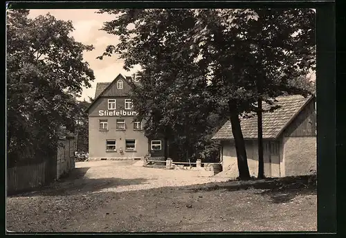 AK Stiefelburg, Berggaststätte und Pensionshaus Joh. Hornung