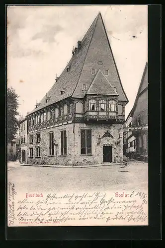 AK Goslar, Patrizierhaus Brusttuch