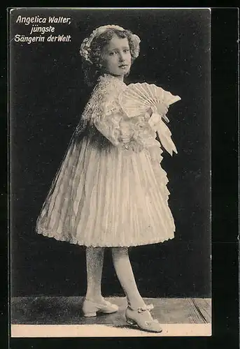 AK Angelica Walter, jüngste Sängerin der Welt
