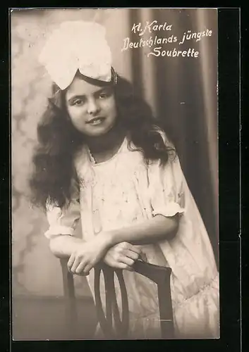 AK Kl. Karla, Deutschlands jüngste Soubrette