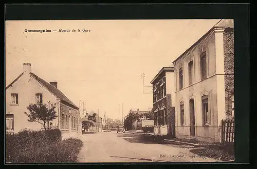 AK Gommegnies, Abords de la Gare