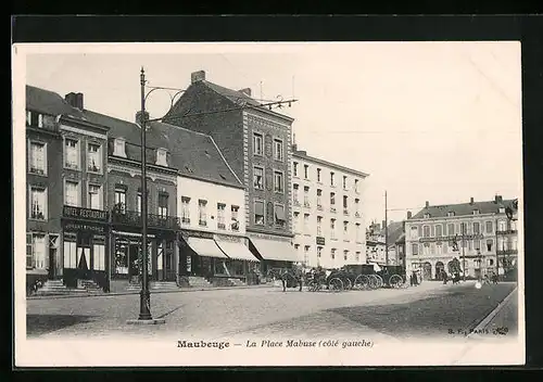 AK Maubeuge, La Place Mabuse côté gauche