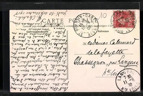 AK Jeumont, Rue Faidherbe, Strassenpartie