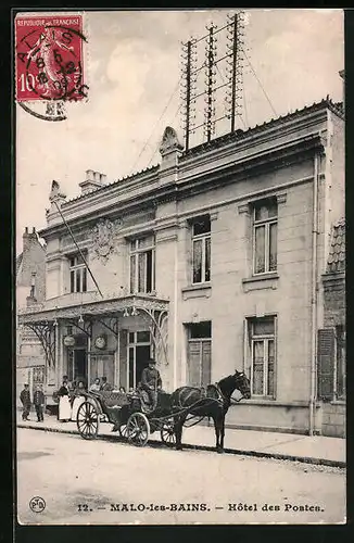 AK Malo-les-Bains, Hôtel des Postes