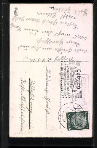 AK Kinder mit Blumenkorb an Pfingsten