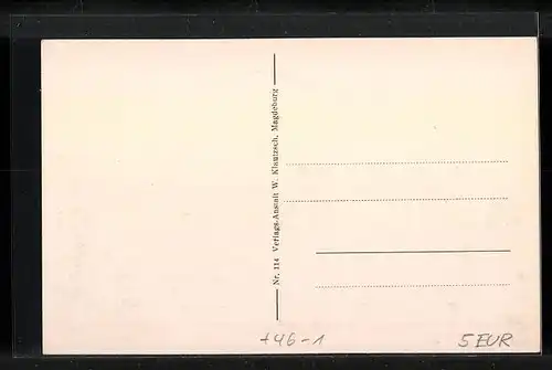 AK Magdeburg, Strassenbahn am Rathaus