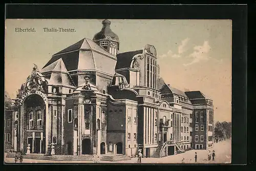 AK Elberfeld, Ansicht des Thalia-Theaters