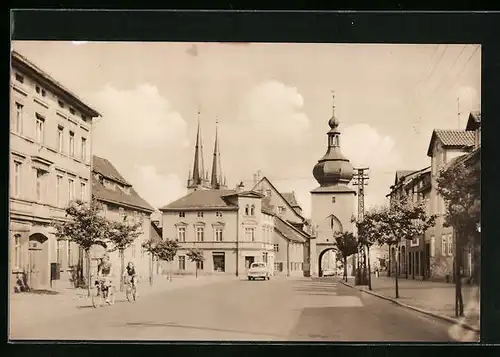 AK Saalfeld, Blick auf das Blankenburger Tor