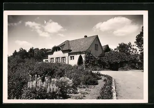 AK Bestensee b. Berlin, Heim Hirschluch, Blick auf das Kranzhaus