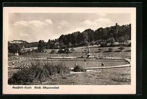 AK Saalfeld, Städtisches Schwimmbad