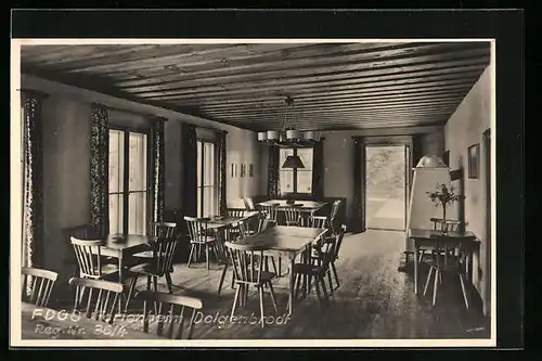 AK Dolgenbrodt, FDGB Ferienheim, Innenansicht