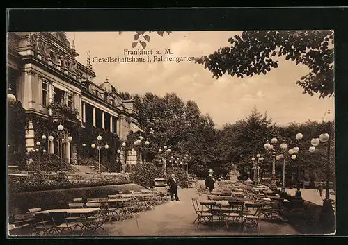 AK Frankfurt-Westend, Gesellschaftshaus im Palmengarten