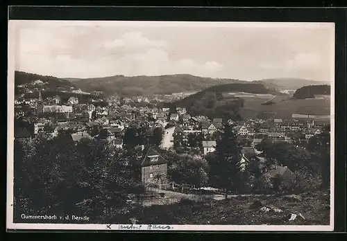 AK Gummersbach, Totalansicht v. d. Berstig