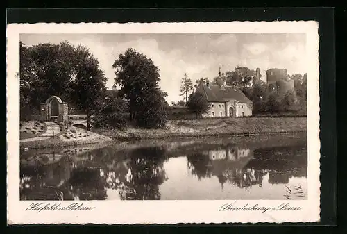 AK Krefeld /Rhein, Landesburg Linn