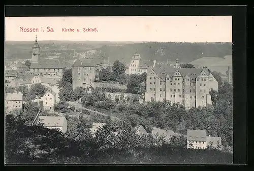 AK Nossen i. Sa., Kirche und Schloss