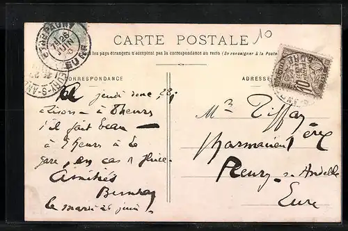 AK Etrépagny, Grande-Rue