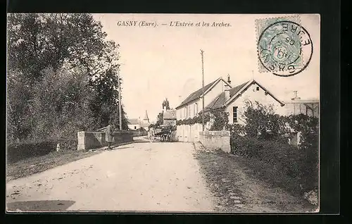 AK Gasny, L`Entrée et les Arches