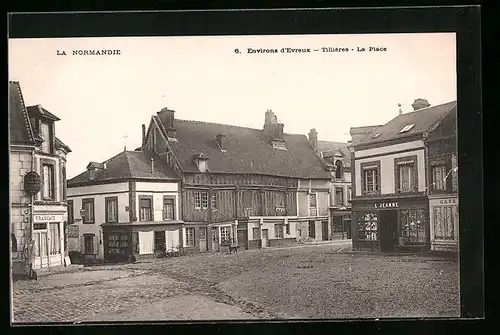 AK Tillières-sur-Avre, La Place