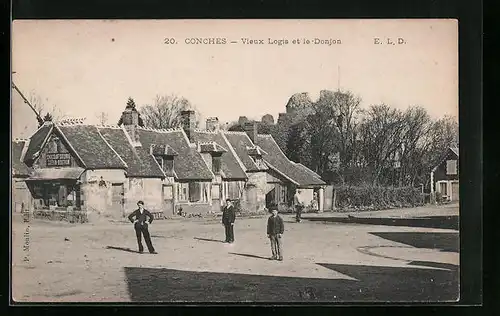 AK Conches, Vieux Logis et le Donjon