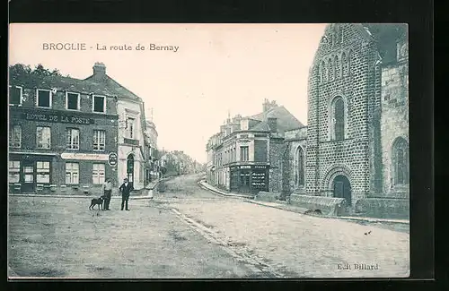 AK Broglie, La route de Bernay