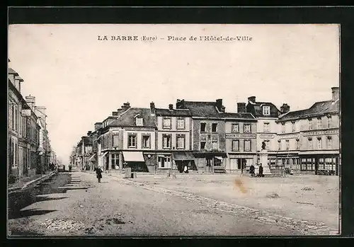 AK La Barre, Place de l`Hotel-de-Ville