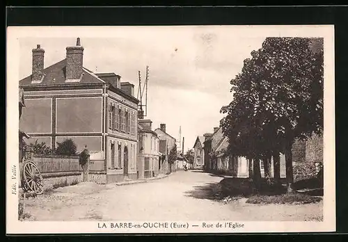 AK La Barre-en-Ouche, Rue de l`Eglise
