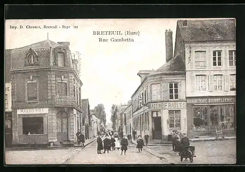 AK Breteuil-sur-Iton, Rue Gambetta