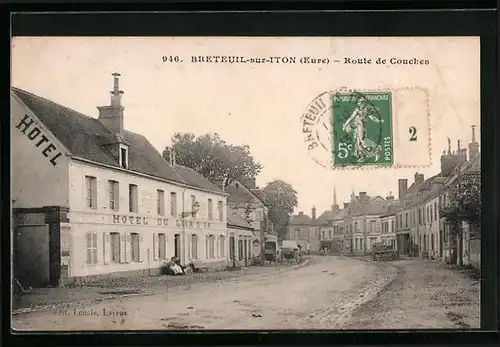 AK Breteuil-sur-Iton, Route de Couches
