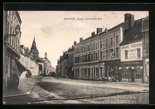 AK Breteuil-sur-Iton, La Grande-Rue