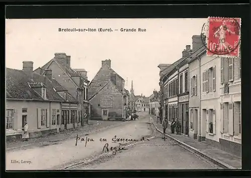 AK Breteuil-sur-Iton, Grande Rue