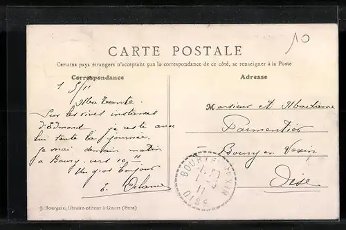 AK Dangu, Rue Saint-Jean et Entrée de l`Eglise