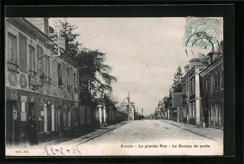 AK Ecouis, La grande Rue, Le Bureau de poste