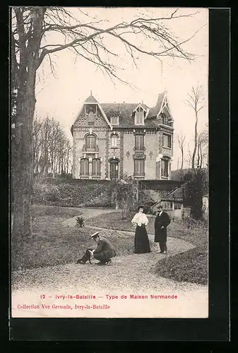 AK Ivry-la-Bataille, Type de Maison Normande